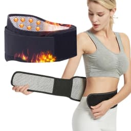 1pc Self Heating Back Brace for Lower Lumbar Support, Adjustable & Breathable Waist Belt for Pain Relief, Men & Women