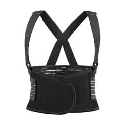 Heavy Duty Back Brace for Lifting - Lower Back Pain Relief & Support for Men & Women - Work, Gym Sport - Breathable & Adjustable