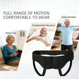 1PCS Hernia Belts for Men， Adjustable Inguinal Hernia Support Belt for Men & Women with 2 Compression Pads，Hernia Support Truss