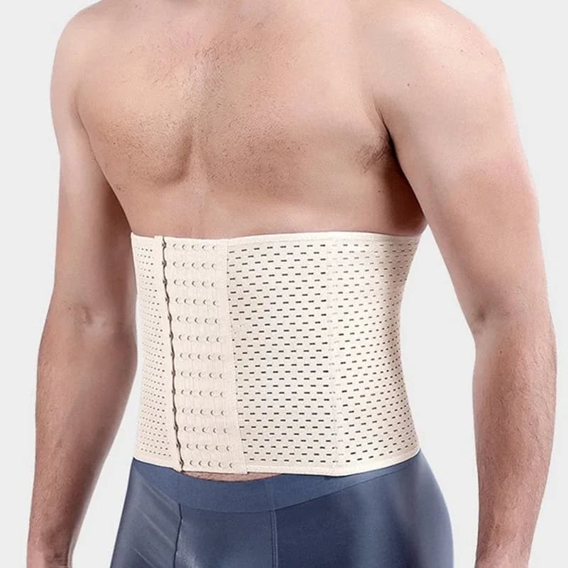 Men Slimming Body Shaper Waist Trainer Trimmer Belt Corset For Abdomen Belly Shapers Tummy Control Fitness Compression Shapewear