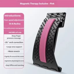 Lumbar Relief Device Cervical Spine Lumbar Spine Stretching Corrector Lumbar Massager Lumbar Support Tool Waist Stretcher