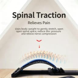 Lumbar Relief Device Cervical Spine Lumbar Spine Stretching Corrector Lumbar Massager Lumbar Support Tool Waist Stretcher