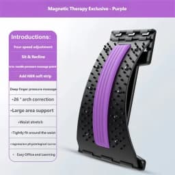 Lumbar Relief Device Cervical Spine Lumbar Spine Stretching Corrector Lumbar Massager Lumbar Support Tool Waist Stretcher