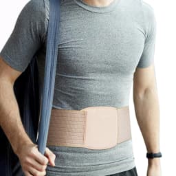 Umbilical Hernia Belt,Abdominal Support Binder with Compression Pad,for Navel Ventral Epigastric Incisional Belly Button Hernias