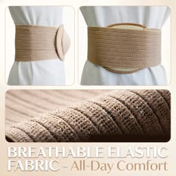 Umbilical Hernia Belt,Abdominal Support Binder with Compression Pad,for Navel Ventral Epigastric Incisional Belly Button Hernias