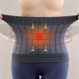 Postpartum Shapewear Waistband, High Elasticity Knitted, Spandex & Nylon Blend, for Abdominal Compression, Back Support, Warmth