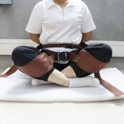 Yoga Meditation Belt Zen Double Lotus Leg Fix Belt Auxiliary Tension Belt Sitting Posture Corrector Waist Belt