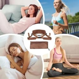 Yoga Meditation Belt Zen Double Lotus Leg Fix Belt Auxiliary Tension Belt Sitting Posture Corrector Waist Belt