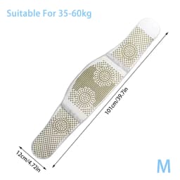 Mugwort Therapy Self Heating Warm Waistband High Elasticity Waist Support Belt Lower Back Brace Meridian Body Care Accessory
