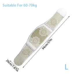 Mugwort Therapy Self Heating Warm Waistband High Elasticity Waist Support Belt Lower Back Brace Meridian Body Care Accessory