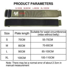 1Pcs Fitness Weightlifting Belt Squat Pull-Up Gym Strength Lifting Adjustable Lumbar Support Metal Buckle Cross Training