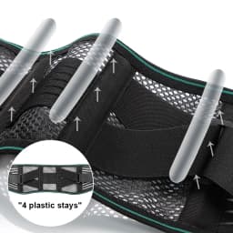 1PCS Lower Back Brace for Pain Relief- Adjustable Lumbar Support Belt with 4 Steel Stays,Breathable & Posture Corrector for Work