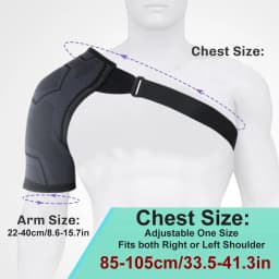 1PCS Premium Shoulder Brace & Arm Sling Support, Adjustable Rotator Cuff Brace for Injury, Tendonitis & Daily Pain Relief