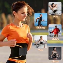 Sweat Belt Waist Protection Fitness Belt Sports Belt Shaping Running Yoga Sweat Belt