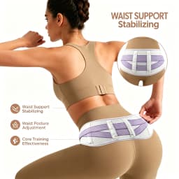 Sacroiliac SI Joint Belt with Dual Tension Straps, Breathable Pelvic Support Brace for Sciatica, Postpartum Recovery & Hip Pain