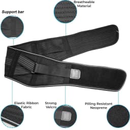 Sacroiliac SI Joint Belt with Dual Tension Straps, Breathable Pelvic Support Brace for Sciatica, Postpartum Recovery & Hip Pain