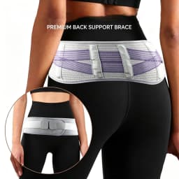 Sacroiliac SI Joint Belt with Dual Tension Straps, Breathable Pelvic Support Brace for Sciatica, Postpartum Recovery & Hip Pain