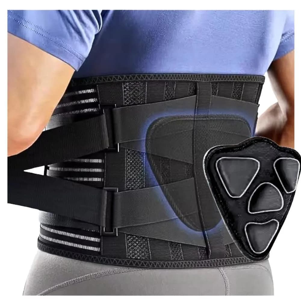 Back Brace for Men & Women - Lower Back Support Belt for Sciatica, Bulging Disc & Pelvic Pain Relief - Adjustable Lumbar Support