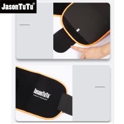 JASONTUTU Waist Trimmer Belt Slim Men Body Shaper Cinchers Tummy Control Neoprene Sweat Wrap for Stomach and Back Lumbar Support