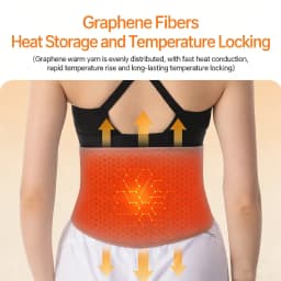 Self Heating Lower Back Support Brace, Adjustable Lumbar Waist Belt for Men Women Lower Back Pain Relief