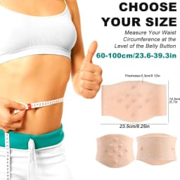 Magnetic Therapy Back Brace for Lower Back, Gel Waist Support Braces Waterproof Magnetic SEBS Protector Elastic Waist Sleeves