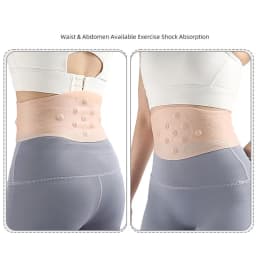 Magnetic Therapy Back Brace for Lower Back, Gel Waist Support Braces Waterproof Magnetic SEBS Protector Elastic Waist Sleeves