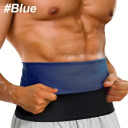 1PCS Men's Waist Trimmer Sauna Belt, Neoprene-Free Waist Cincher, Sweat Slimming Workout Shaper Belt for Belly Fat
