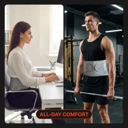 Adjustable Lumbar Support Belt Breathable Back Brace For Gym Weightlifting Workout And Daily Office Sitting Relief