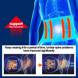 1PCS Lumbar Support Belt with Lumbar Pad,Ergonomic Breathable 3D Knit Back Brace for Lower Back Pain Relief & Sciatica Men Women