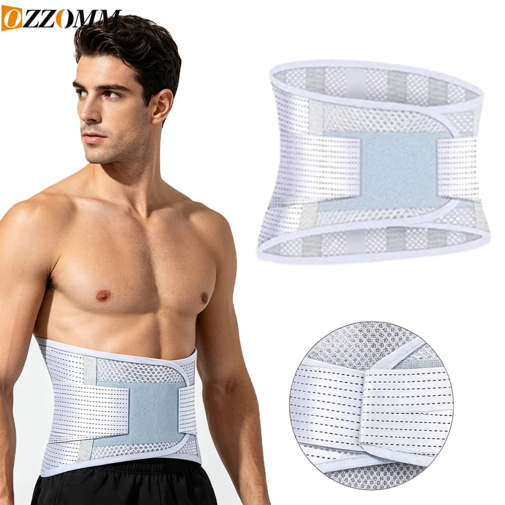 1PCS Lumbar Support Belt with Lumbar Pad,Ergonomic Breathable 3D Knit Back Brace for Lower Back Pain Relief & Sciatica Men Women