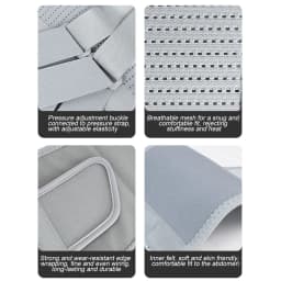 Bionic Spine Design Back Brace - Lumbar Support Belt for Men & Women - Adjustable Knitted Lumbar Support Belt -Breathable Mesh