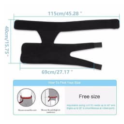 Sciatica Relief Hip Brace - Compression Wrap for Pain, Hamstring, Groin & Thigh Injuries - Sacroiliac Joint Support Stabilizer