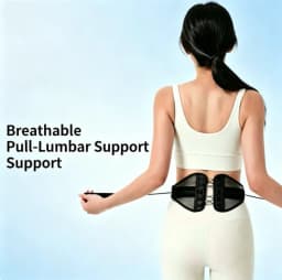 Unisex Breathable Mesh Waist Support Belt | Adjustable Pull Cord Sports Lumbar Brace for Running & Workout
