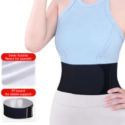 1pc Breathable Adjustable Lumbar Support Belt, Men Women Waist Back Brace for Lower Back Pain and Sciatica Relief