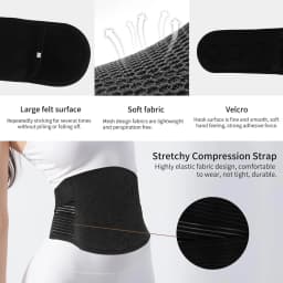 1PCS Thermal Magnetic Therapy Lumbar Support Belt Lower Back Brace for Men and Women, Self-Heating Waist Strap with Gauss Magnet