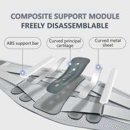 AOLIKES Back Brace for Lower Back Pain, Ergonomic Bionic Support , Adjustable Lumbar Support Belt for Men & Women