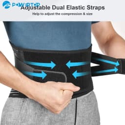 Adjustable Back Lumbar Support Belt Double Pull Medical Waist Orthopedic Brace Spine Relaxed Decompression Anti-skid Breathable