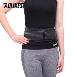 AOLIKES 1PCS Tourmaline Products Self-heating Magnetic Waist Back Support Brace Belt Lumbar Warm Protector Posture Corrector