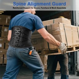 Back Brace for Lower Back Pain Relief with Pulley System,Lumbar Support Belt for Men & Women with Lumbar Pad, Ergonomic Design