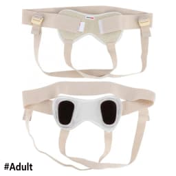 2Set/Pack Hernia Belt for Single/Double Inguinal – Adjustable Truss with 2 Removable Pads – Support Brace for Men Women  & Child