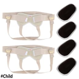 2Set/Pack Hernia Belt for Single/Double Inguinal – Adjustable Truss with 2 Removable Pads – Support Brace for Men Women  & Child