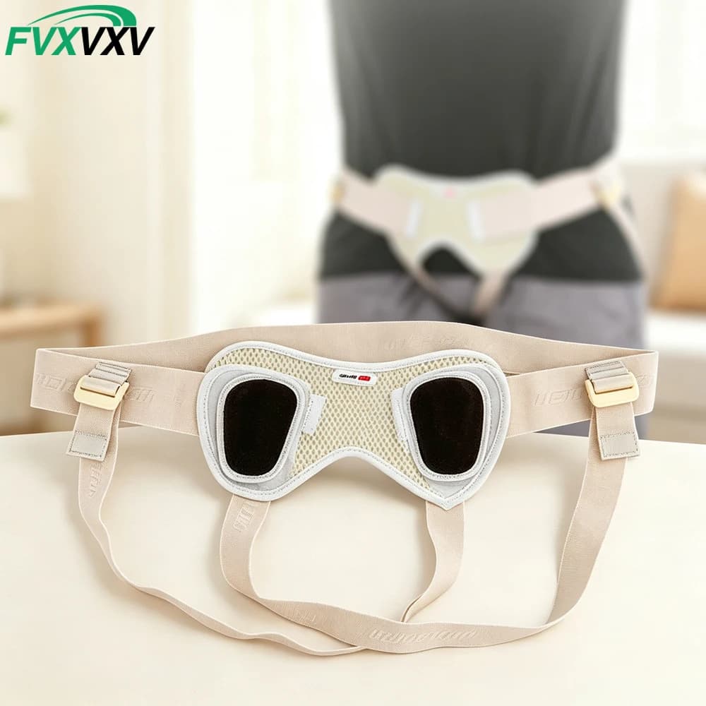 2Set/Pack Hernia Belt for Single/Double Inguinal – Adjustable Truss with 2 Removable Pads – Support Brace for Men Women  & Child