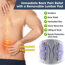 1PCS Back Brace for Lower Back Pain, Lumbar Support Belt for Men Women,Bionic Spine Design Back Brace for Sciatica Herniated Di
