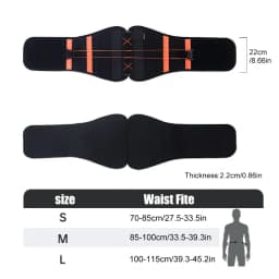 1PC Adjustable Back Brace Belt, Invisible Lumbar Support for Lower Back Pain, Scoliosis and Slipped Disc Relief for Men Women