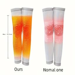 1Pair Long Style Support Knee Pad Knee Brace Warm for Arthritis Joint Care Injury Recovery Belt Knee Leg Warmer