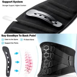 Back Brace for Lower Back Pain Relief with Pulley System,Lumbar Support Belt for Men & Women with Lumbar Pad,for Herniated Disc