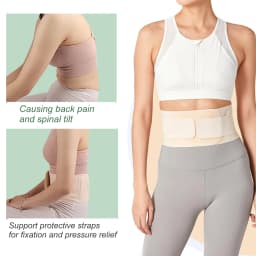 1Pcs Thin Lower Back Brace | Lumbar Support | Wrap for Recovery, Workout, Herniated Disc Pain Relief | Waist Trimmer Weight Loss