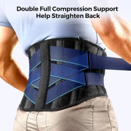 1Pcs Back Brace for Lower Back Pain Men & Women, Herniated Disc, Sciatica, Scoliosis, Adjustable Lumbar Back Support Belt
