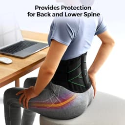 1Pcs Back Brace for Lower Back Pain Men & Women, Herniated Disc, Sciatica, Scoliosis, Adjustable Lumbar Back Support Belt