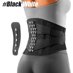 1PCS Adjustable Back Brace for Lower Pain Relief, Lumbar Support Belt with Steel Stays Breathable Mesh for Gym Running Cycling